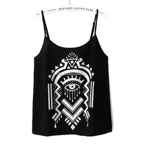 Tribal Evil Eye Tank Top